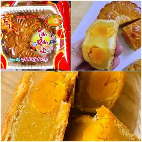 Hình ảnh Bánh Trung Thu Đậu Xanh 2 Trứng 