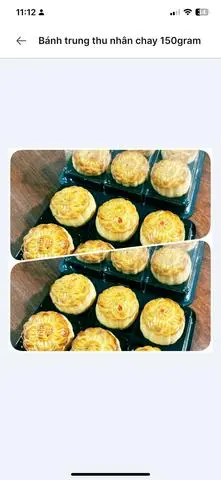 Hình ảnh Bánh Trung Thu nhân chay cao cấp việt quất 150gr