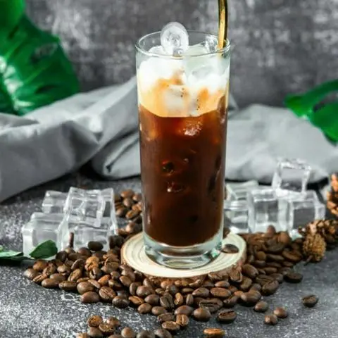 Hình ảnh cafe đen đá ly lớn 