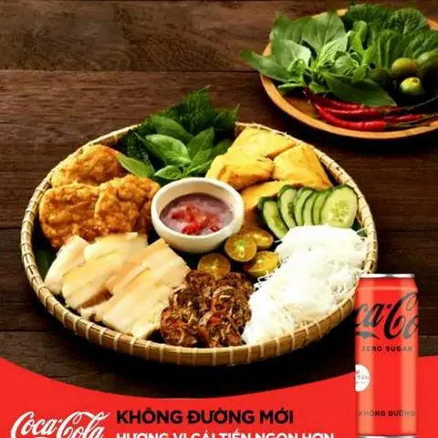 Hình ảnh Bún đậu đầy đủ - coca