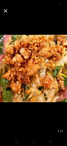 Hình ảnh bánh Tráng Trộn tóp mỡ rim 
