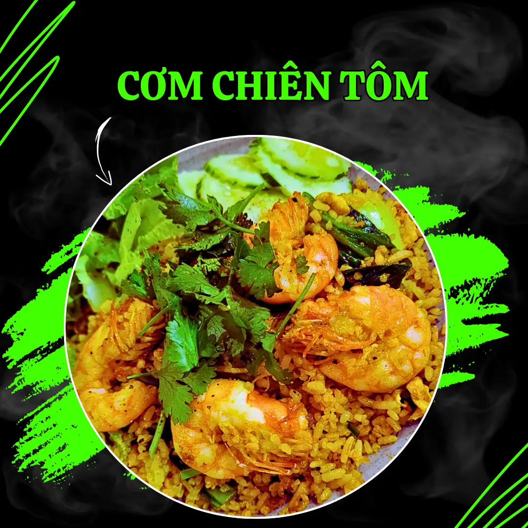Hình ảnh Cơm chiên tôm - trứng muối