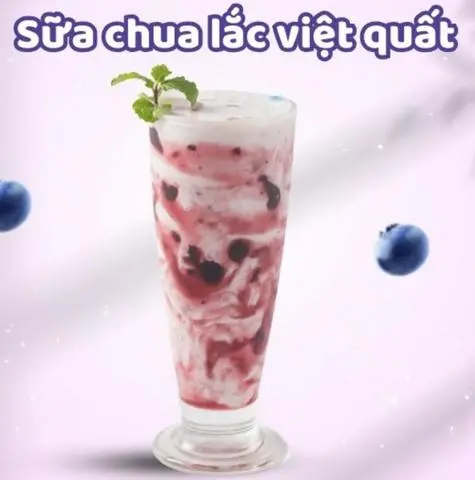 Hình ảnh Sữa chua lắc việt quất