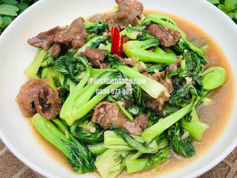 Hình ảnh Bò xào rau củ 