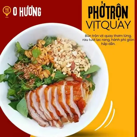 Hình ảnh Phở vịt quay trộn 