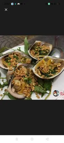 Hình ảnh sò sữa nướng mỡ hành 
