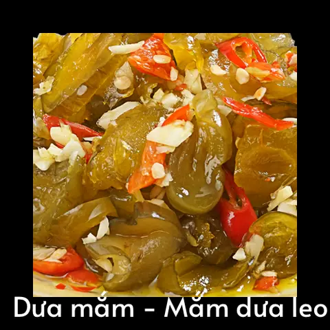 Hình ảnh Dưa mắm - Mắm dưa leo