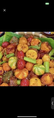 Hình ảnh Combo chiên sốt mắm tỏi nhỏ