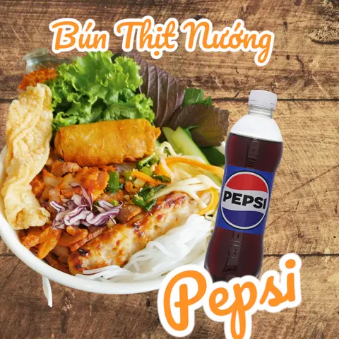 Hình ảnh Combo4 (Bún Thịt Nướng + Chai Pepsi)