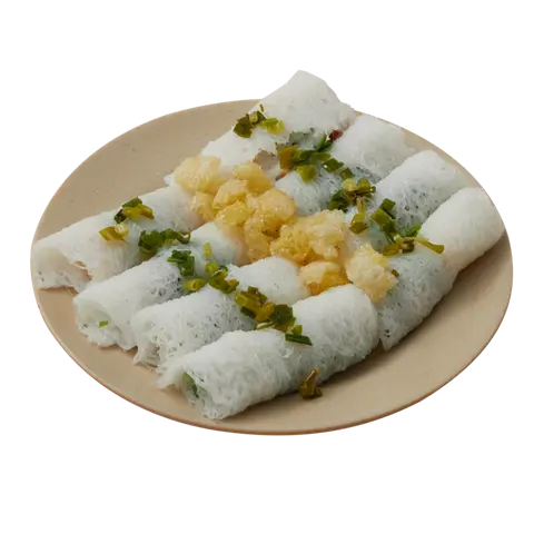 Hình ảnh Bánh Hỏi Cuốn Tôm Cháy Heo Quay