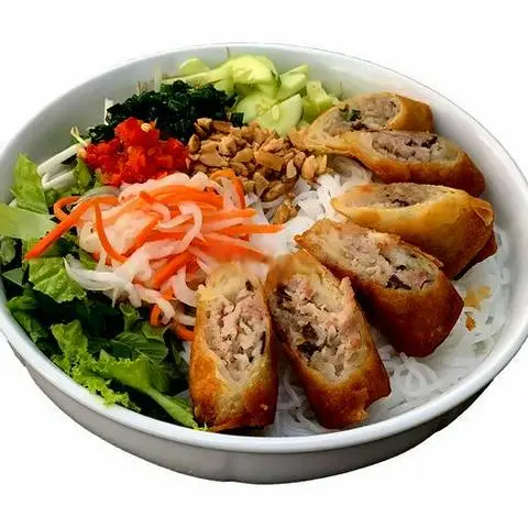 Hình ảnh Combo 1 bún nước tương - 1 bún chả giò
