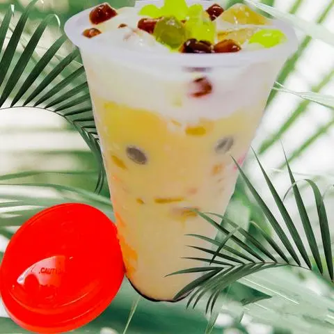 Hình ảnh Trà Sữa Truyền Thống, Kem Macchiato, Trân Châu 3 Vị - Size L