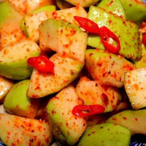 Hình ảnh Cóc - Ổi - Xoài Xanh Xắt Chấm Muối