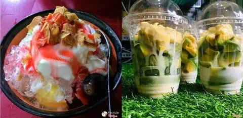 Hình ảnh Combo bơ sầu riêng dầm + trái cây xô