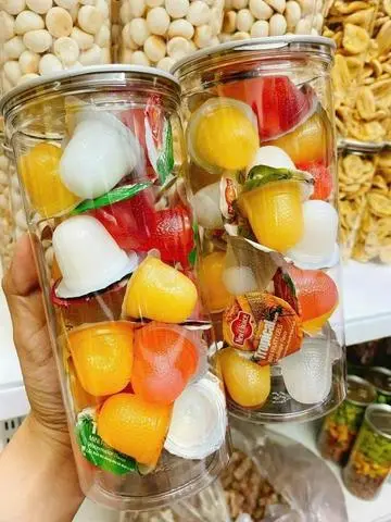 Hình ảnh thạch trái  cây hủ