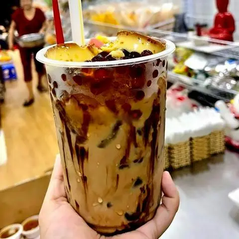 Hình ảnh Trà sữa full topping đặc biệt