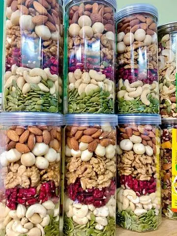 Hình ảnh NHÂN MIX HẠT 6 LOẠI SIÊU PHẨM 500Gr