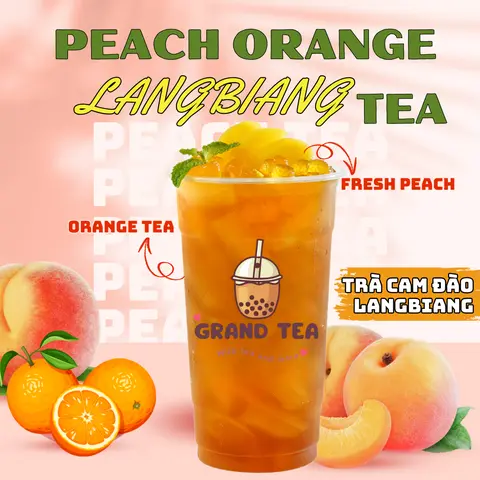 Hình ảnh Trà Cam Đào Langbiang/Peach Orange Tea