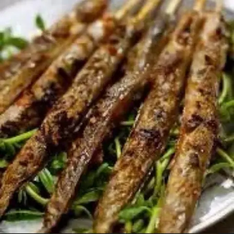 Hình ảnh cá kèo nướng sả tế 