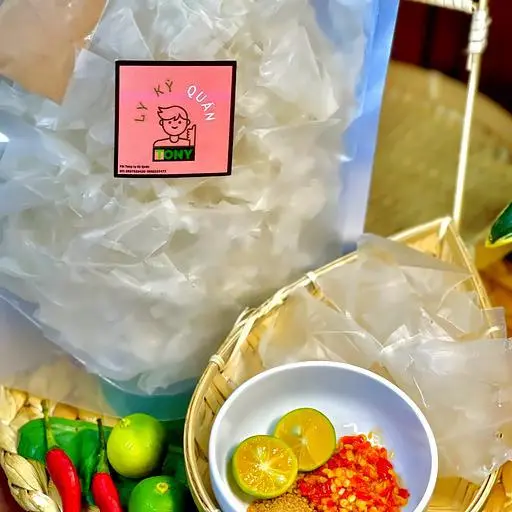 Hình ảnh Bánh tráng muối nhuyễn kingsalt