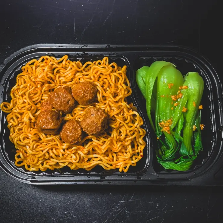 Hình ảnh Mì Trộn Indomie Bò Viên
