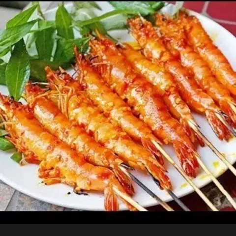 Hình ảnh tôm nướng muối ớt 