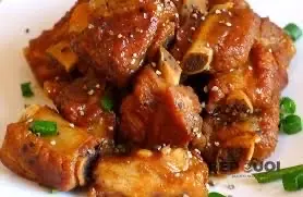 Hình ảnh Cơm sườn non ram mặn + Canh