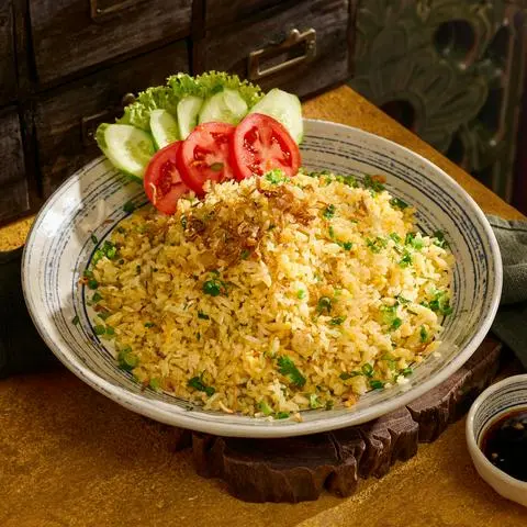 Hình ảnh cơm chiên mỡ hành