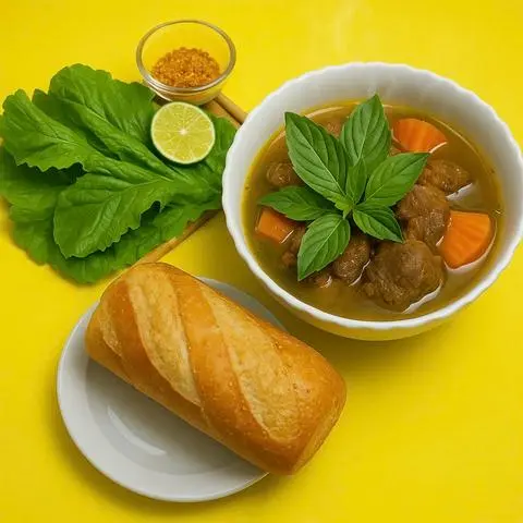 Hình ảnh Bò kho bánh mì siêu ngon