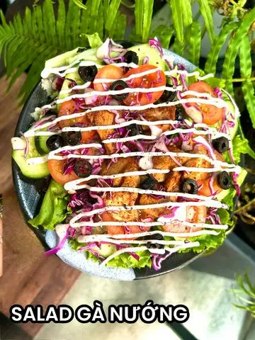 Hình ảnh Salad gà nướng