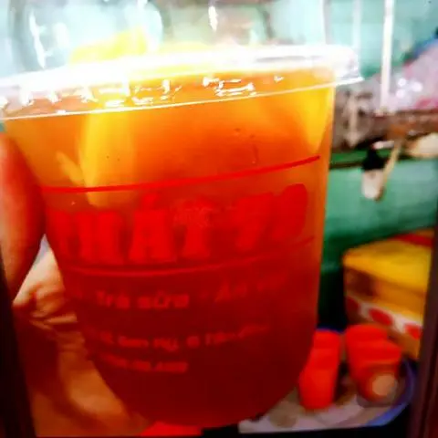 Hình ảnh Trà đào Size Nhỏ
