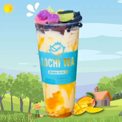 Hình ảnh Trà sữa Xoài thập cẩm