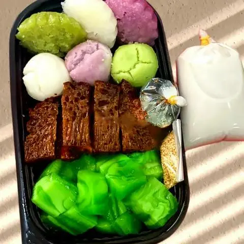 Hình ảnh Set (3bông - 3tre - bò nướng - đúc gân) + cốt dừa