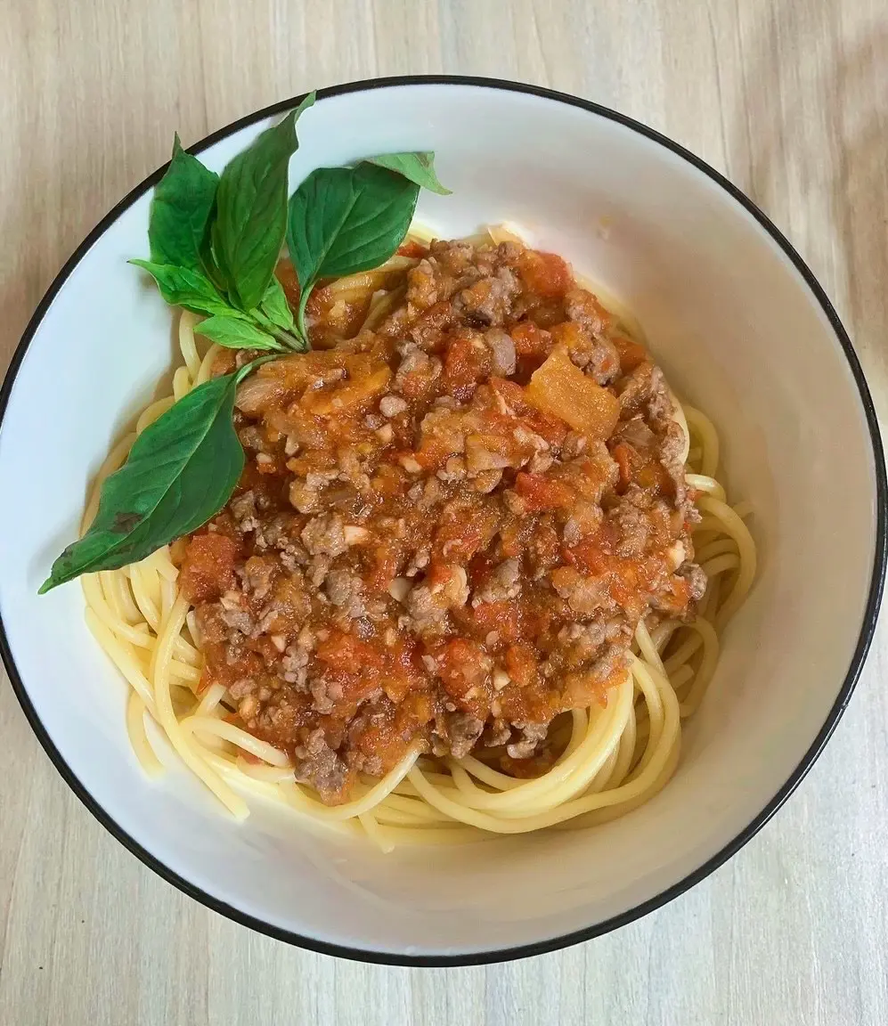 Hình ảnh Mì Ý spaghetti Bò Bằm