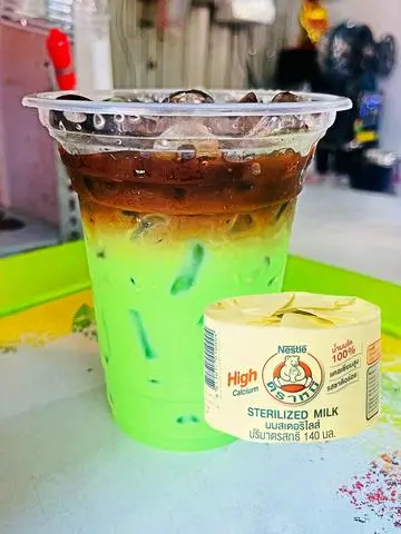 Hình ảnh Sâm Dứa Sữa Gấu Cà Phê Ly Khổng Lồ 800ml