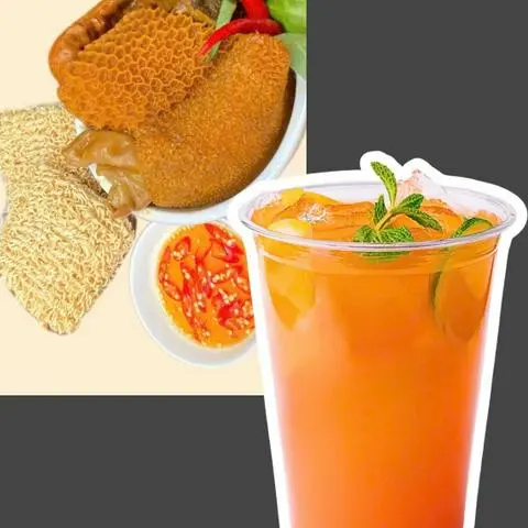 Hình ảnh Phá Lấu Bò Mì Gói(Nhỏ) + Ly Nước Tắc Nguyên Chất 850ml