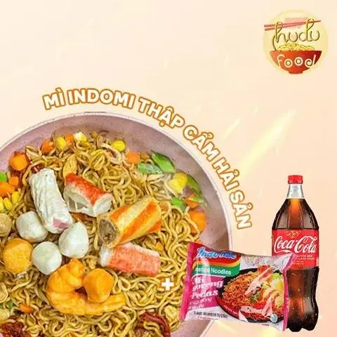 Hình ảnh Mì indomie tôm cua cá ( Hải sản)+ nước bất kì