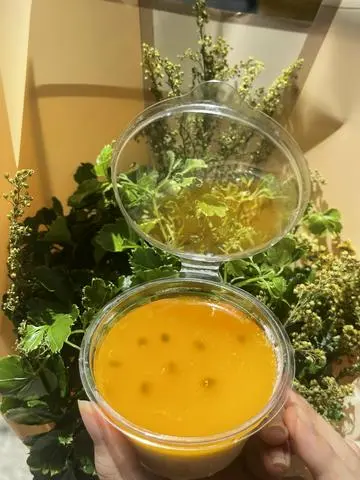Hình ảnh Panna cotta vị chanh dây