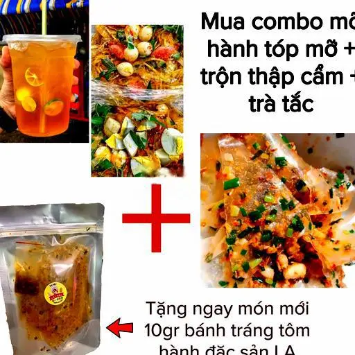 Hình ảnh Combo 2 Loại Bánh Tráng  MT+ Trà Tắc