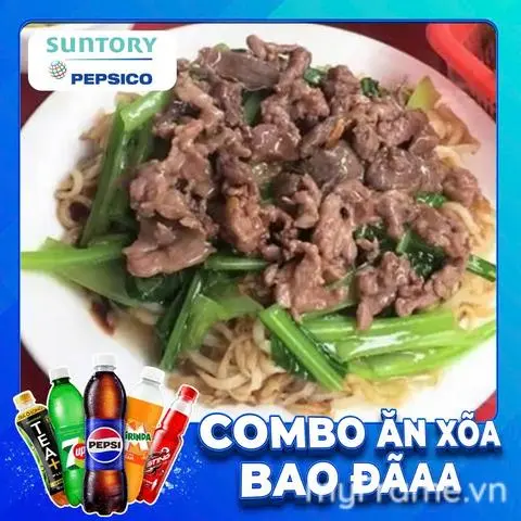 Hình ảnh Combo Phở Xào + Nước Ngọt SPVB
