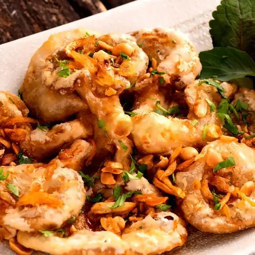Hình ảnh Nấm bào ngư chiên giòn - crispy fried abalone mushroom