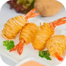 Hình ảnh tôm cuộn khoai tây