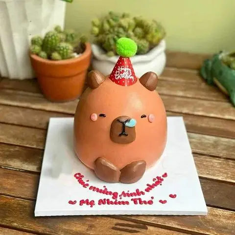 Hình ảnh Bánh kem 12cm capybara