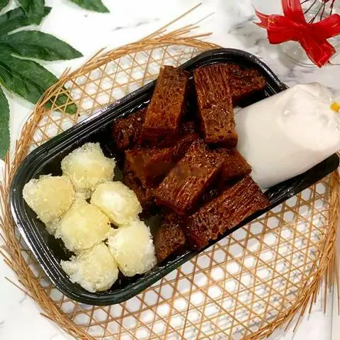 Hình ảnh Set (6 Viên Khoai + Bò Nướng ) + cốt dừa