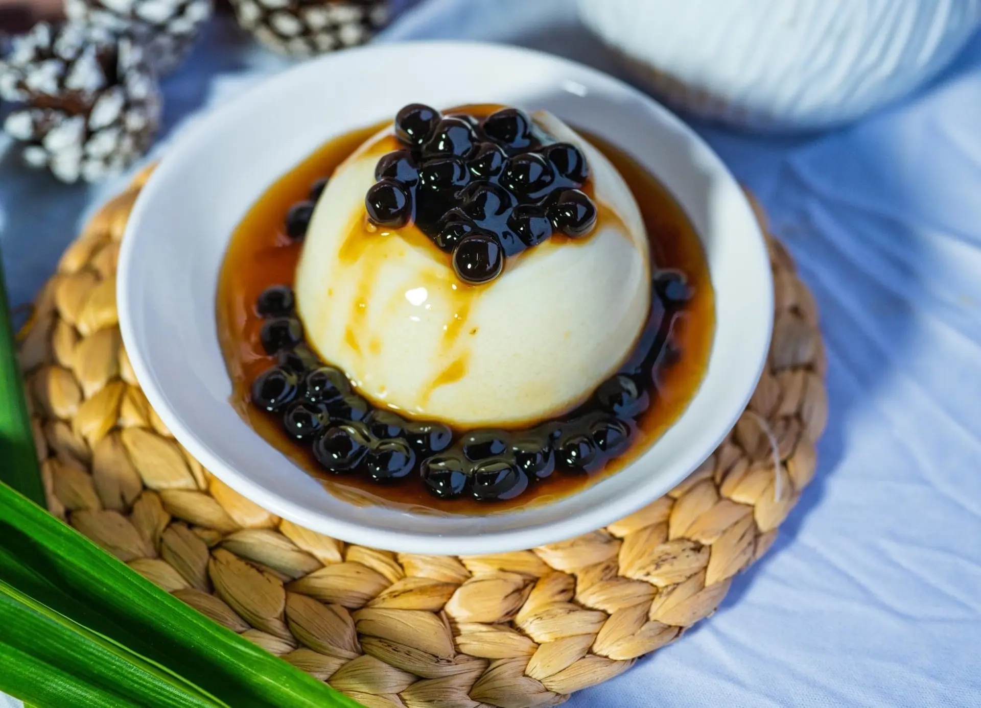 Hình ảnh Tàu Hũ Trân Châu Đường Đen