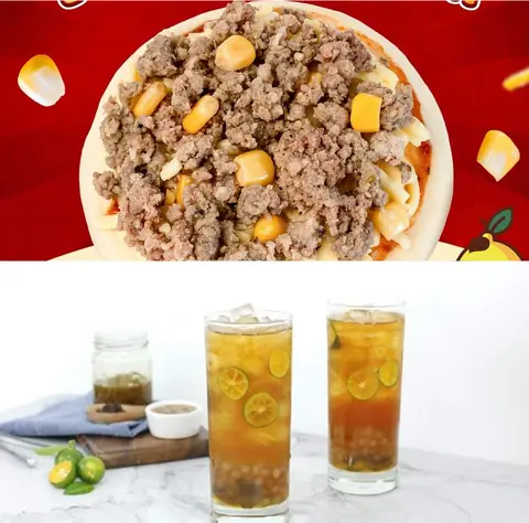 Hình ảnh Combo Piza + Nước