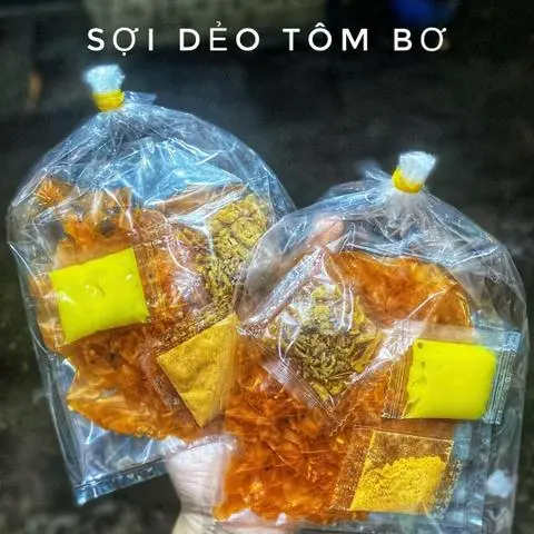 Hình ảnh [MÓN MỚI] Bánh tráng dẻo sợi tôm bơ 