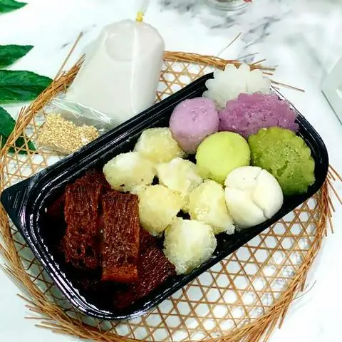 Hình ảnh Set (6viên khoai + bò nuớng + 3bông + 3tre) + cốt dừa