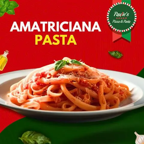 Hình ảnh Mì Ý Ba Rọi Xông Khói Sốt Cà Cay | Amatriaciana Pasta (Spicy)