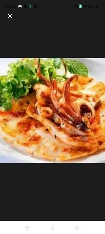 Hình ảnh mực nướng sa tế 